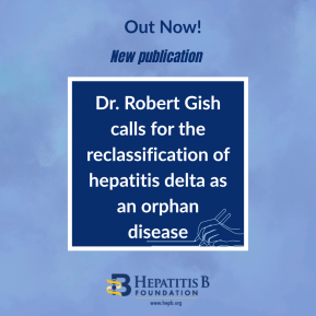 Reclassify HDV as an Orphan Disease